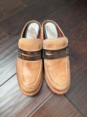 Freebird by Steven Tan mules with Dark Brown Strap